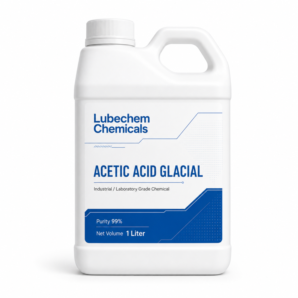 Acetic Acid Glacial — buy online India from Lubechem Chemicals