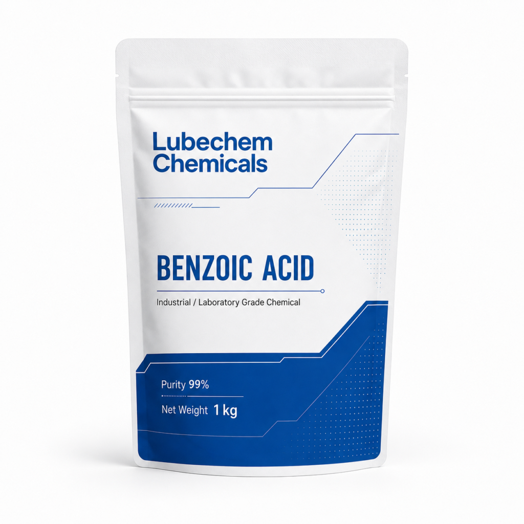 Benzoic Acid — buy online India from Lubechem Chemicals
