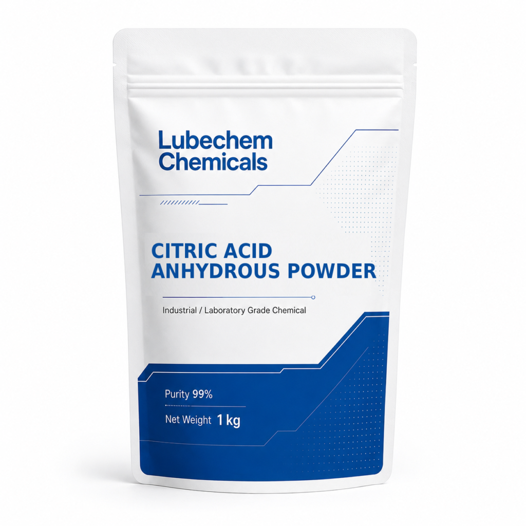 Citric Acid Anhydrous Powder — buy online India from Lubechem Chemicals