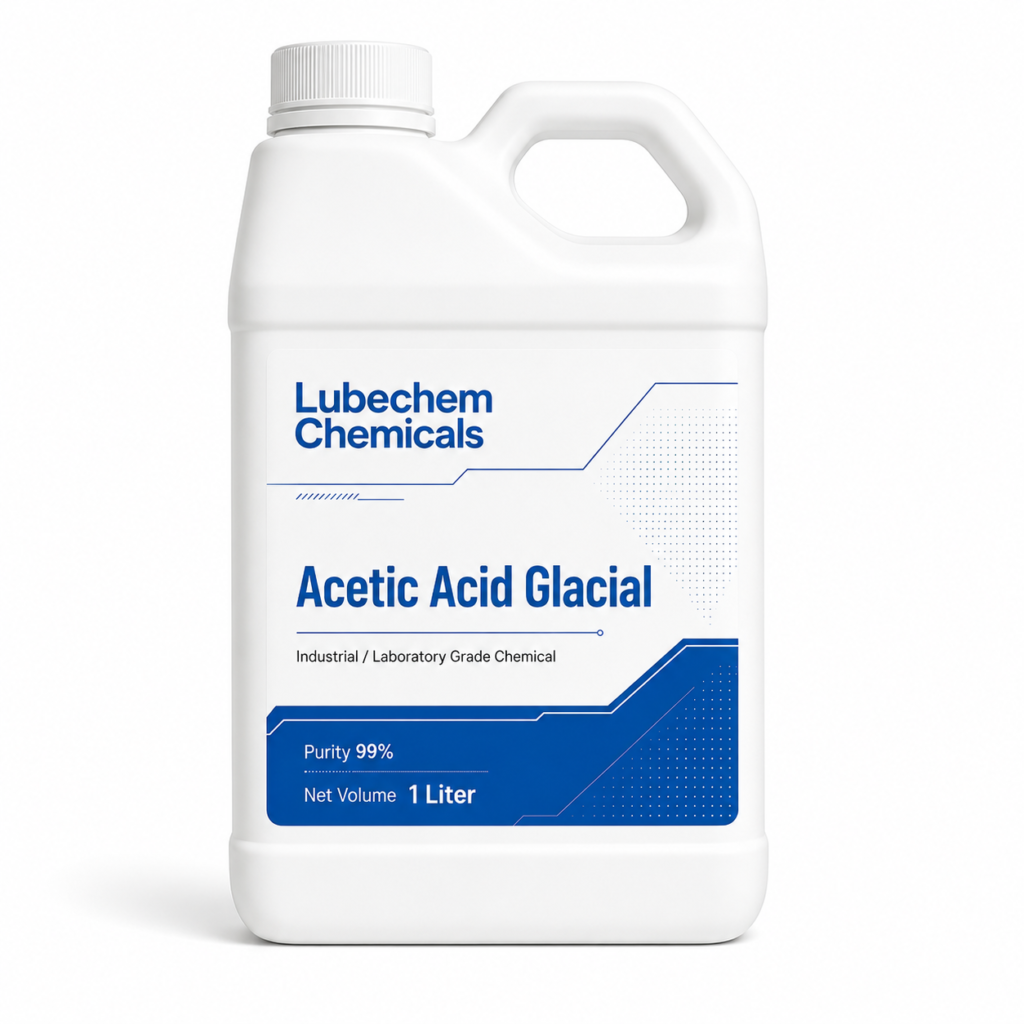Acetic Acid Glacial — buy online India from Lubechem Chemicals