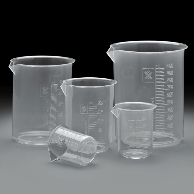 Polypropylene Laboratory Beakers, Euro Design — Lubechem Chemicals