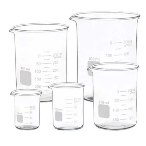 Glass Measuring Beakers with Pouring Spout — Lubechem Chemicals